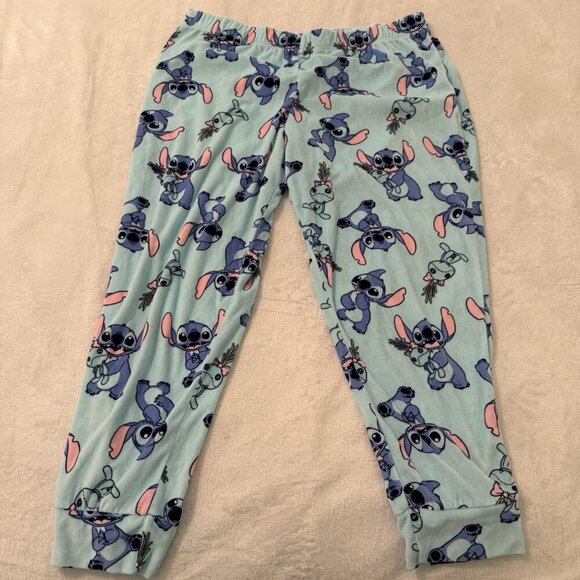 2 Piece Disney Lilo & Stitch Women’s Pajama Set XL 16-18 - Picture 4 of 15